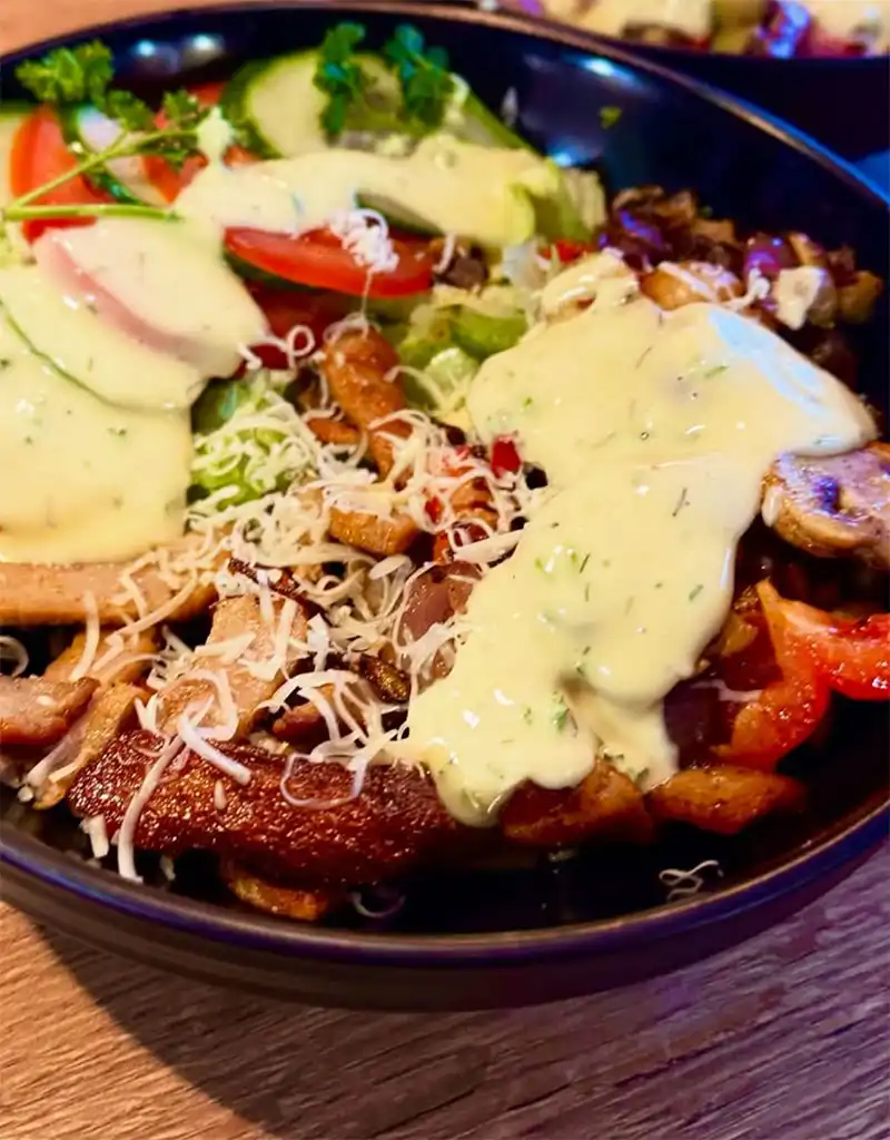 Ketootjes kebab schotel