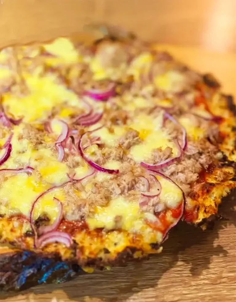 Ketootjes Tuna Pizza – Een keto pizza maar dan anders